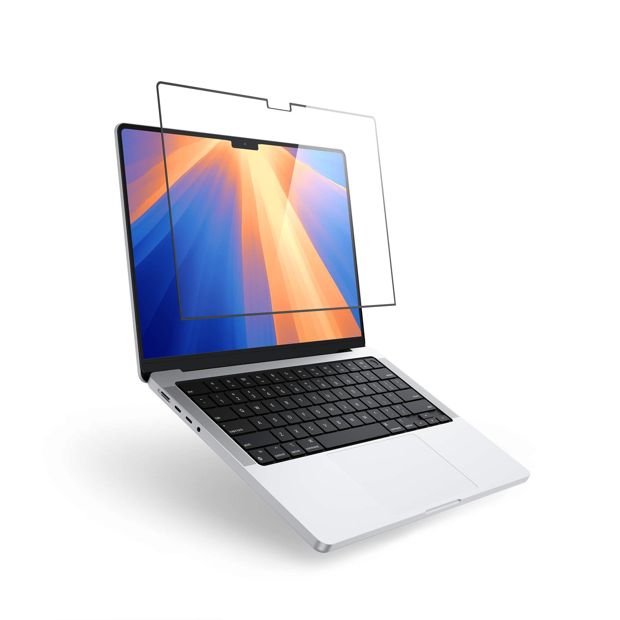 GhostView™ Detachable Screen Protector for MacBooks